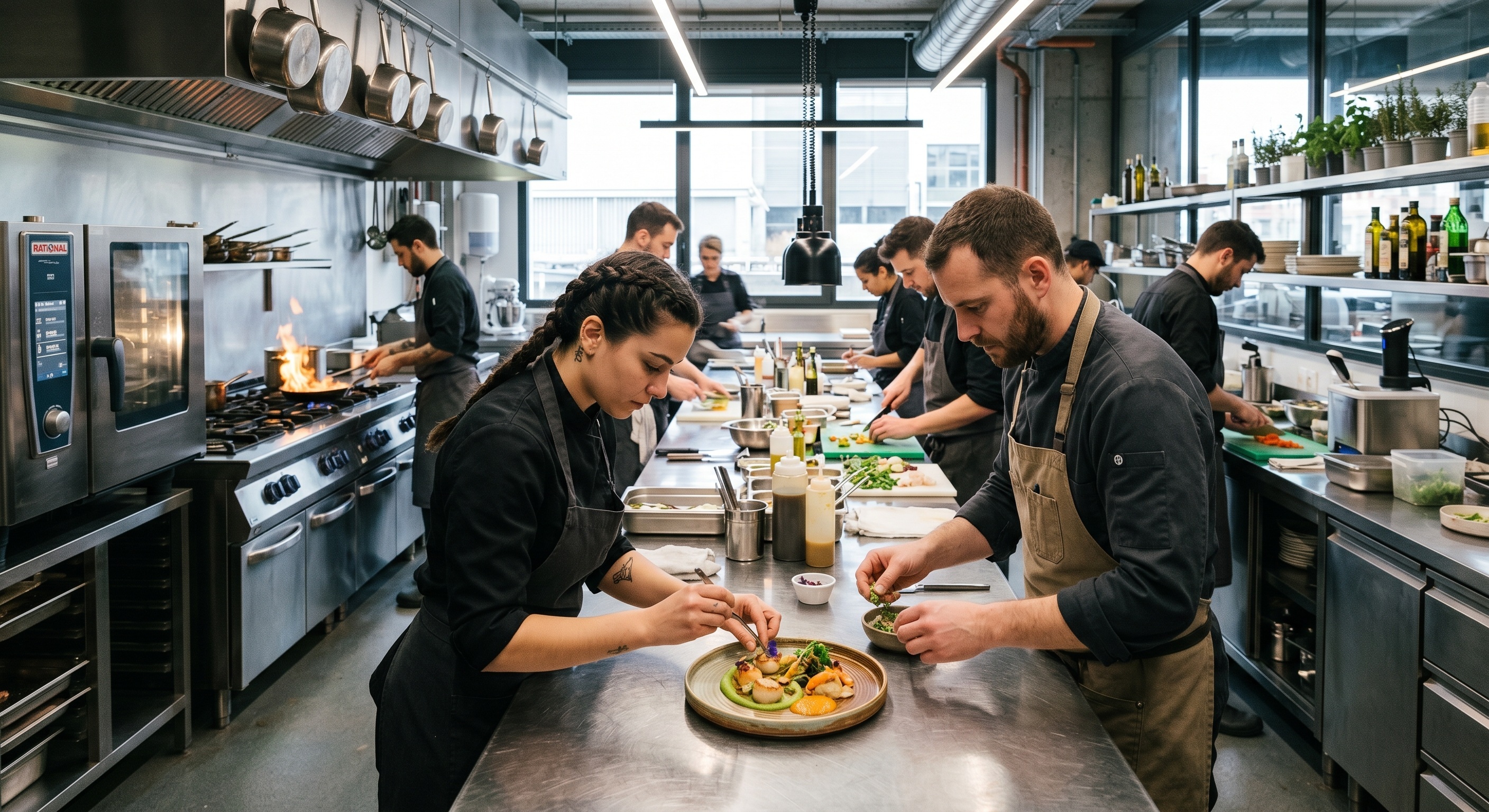 Cocina central de Delibes.food